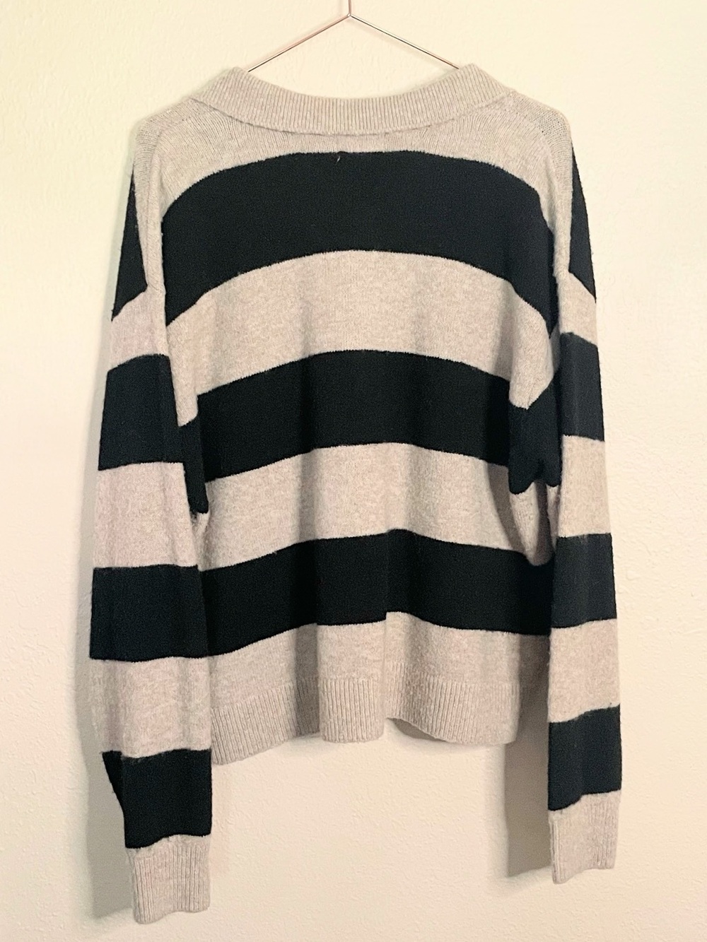 Universal Thread Striped Collared Rugby Sweater XL - Picture 4 of 9